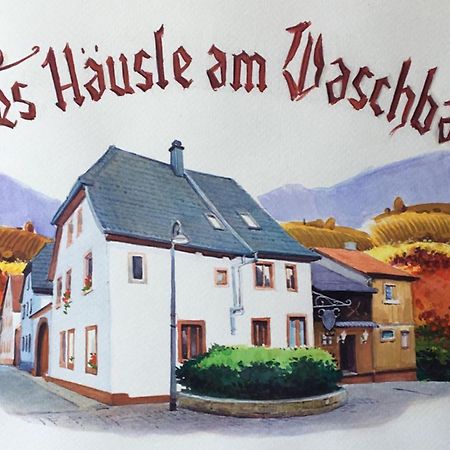 Altes Haeusle Am Waschbach-Weinberg Apartment Еденкобен Екстериор снимка